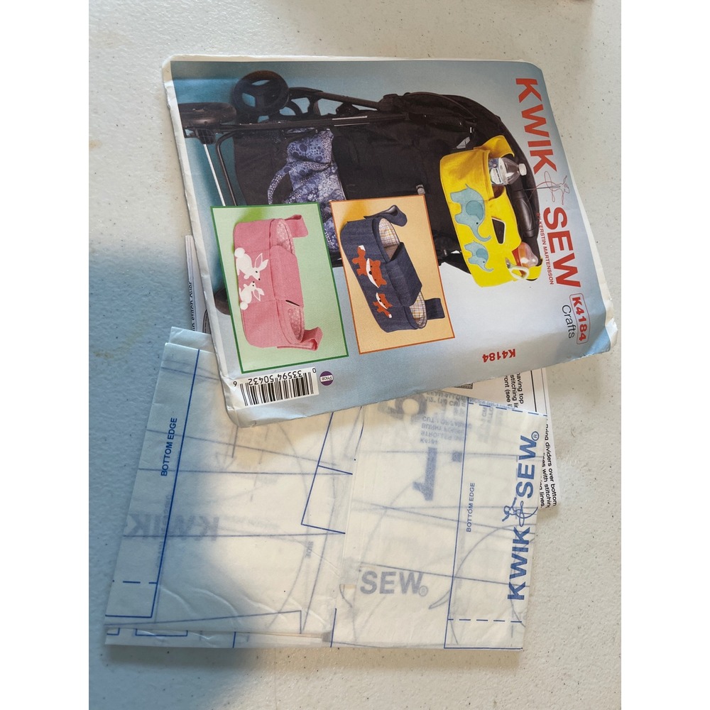 Kwik Sew K4184 Stroller Organizer Sewing Pattern Kerstin Martensson Crafts DIY